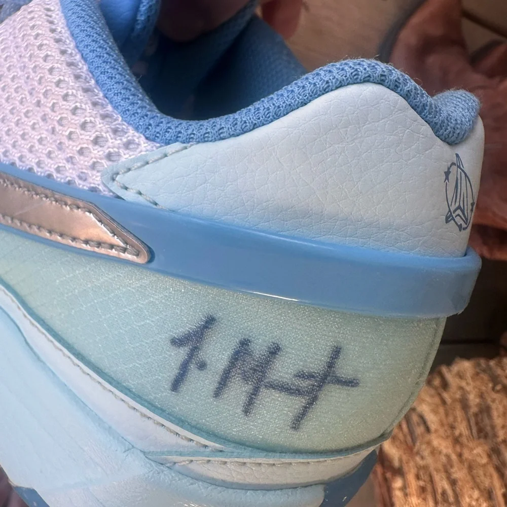 Nike JA 1 Mount Sneakers in Blue and White